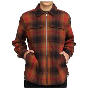 Revolution Overshirt with Zipper Overhemd (Heren |bruin)