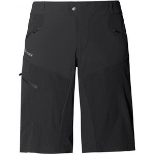 Vaude - Virt Shorts - Fietsbroek - Zwart - Stretch, Met Zeem