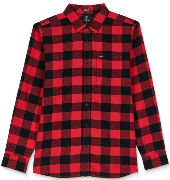 Volcom - Caden - Overhemd - Geruit - Lange Mouwen