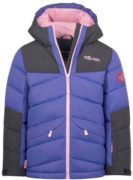 Trollkids - Narvik Jacket Pro - Synthetisch Jack - Purper - Waterdicht