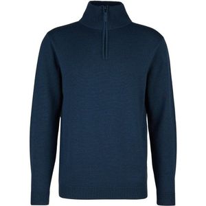Stoic MerinoKnit MMXXKniva Half Zip Merinotrui (Heren |blauw)