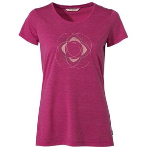 Vaude Womens Skomer Print T-Shirt II Sportshirt (Dames |purper)
