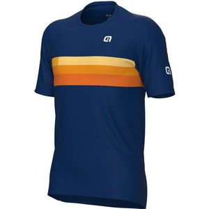 Alé E-Bike Off Road Regulator S/S Jersey Fietsshirt (Heren |blauw)