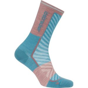 Icebreaker Womens Merino Run+ Ultralight Crew Hardloopsokken (Dames |turkoois)