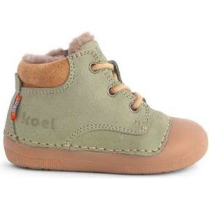 Koel Kids Ava Leather Wool Winterschoenen (Kinderen |olijfgroen/beige)