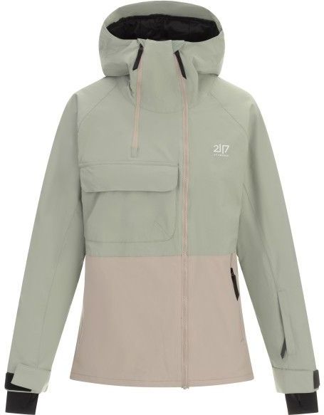 2117 of Sweden Womens Krasse Ski Jacket Ski-jas (Dames |grijs |waterdicht)