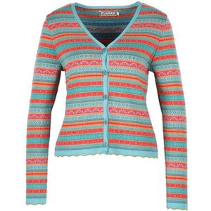 Flomax Womens Kurzjacke Fee Cardigan (Dames |meerkleurig)