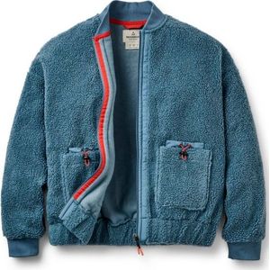 Passenger Womens Lucia Recycled Sherpa Fleece Fleecevest (Dames |blauw)