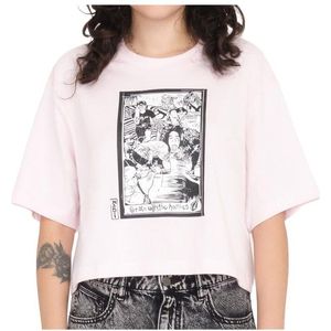Volcom Womens Drumstone Tee T-shirt (Dames |wit)