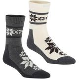 Kari Traa - Rusa Sock - Wintersokken - Grijs - 2-Pack