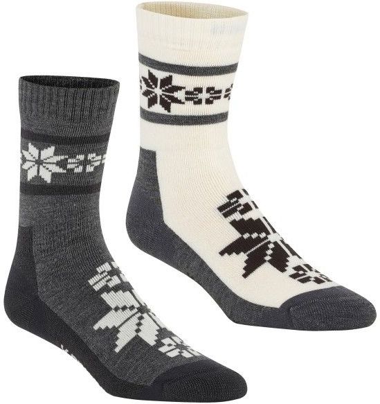 Kari Traa - Rusa Sock - Wintersokken - Grijs - 2-Pack