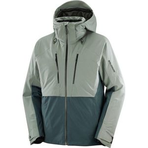 Salomon Brilliant 20 Jacket Ski-jas (Heren |grijs |waterdicht)