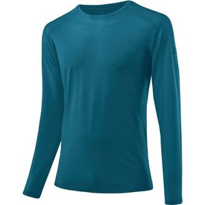 Löffler - L/S Shirt - MerinoTencel - Blauw - 50% Lyocell, 50% Wol