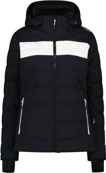 CMP Womens Jacket Zip Hood 35W0216 Ski-jas (Dames |zwart |waterdicht)