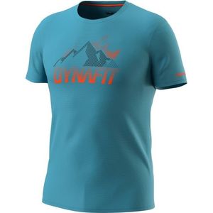 Dynafit Transalper Graphic S/S Tee Sportshirt (Heren |turkoois)