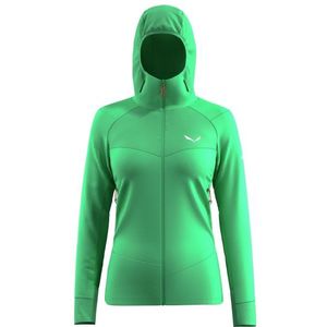 Salewa Womens Agner PL Hood Jacket Fleecevest (Dames |groen)