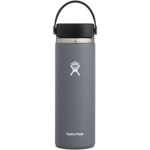 Hydro Flask Wide Mouth With Flex Cap 20 Isoleerfles (grijs)