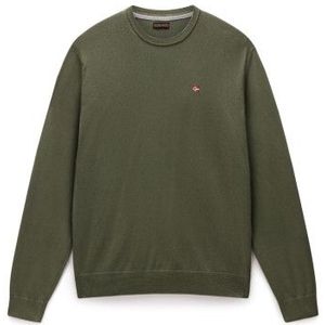 Napapijri - Droz 5 Np 0A4I2Gg - Heren Trui - Groen - Katoen