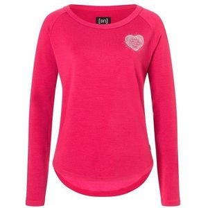 Super.natural - W LITTLE HEARTWOOD CREW - Dames Merino Trui - Gebroken Wit