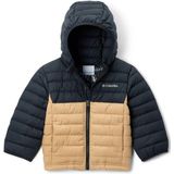 COLUMBIA - Donsjas met Kap - Kastanje/Zwart - 100% Gerecycled Polyester