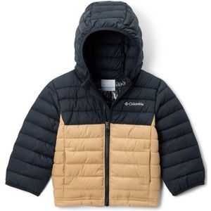 COLUMBIA - Donsjas met Kap - Kastanje/Zwart - 100% Gerecycled Polyester