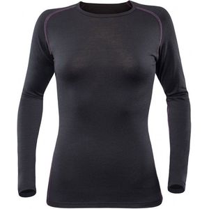 Devold Breeze Woman Shirt Merino-ondergoed (Dames |zwart/grijs)