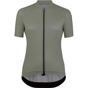 ASSOS Womens Uma GT Jersey C2 Evo Fietsshirt (Dames |grijs/olijfgroen)