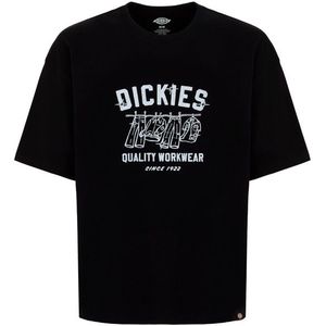 Dickies Laundry Boxy S/S Tee T-shirt (Heren |zwart)