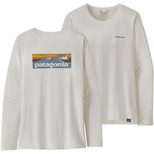Patagonia Womens L/S Cap Cool Daily Graphic Shirt Waters Longsleeve (Dames |grijs)