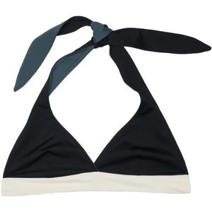 MYMARINI Womens Neckholder Top Bikinitop (Dames |zwart)