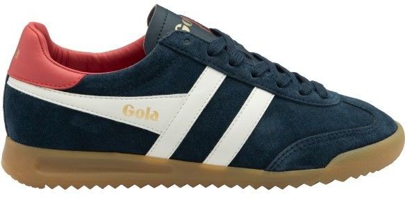 Gola - Torpedo - Damestrainers - Marineblauw - Gebroken Wit - Koraal