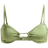 ROXY - Brilho - Bandeau Bikinitop - Zwart - Gerecycled Nylon/Elastaan