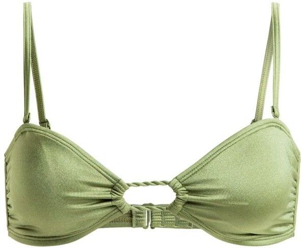 ROXY - Brilho - Bandeau Bikinitop - Zwart - Gerecycled Nylon/Elastaan