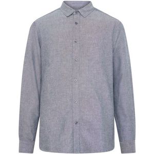 KnowledgeCotton Apparel Regular Fit Heavy Twill Flannel Overhemd (Heren |grijs)