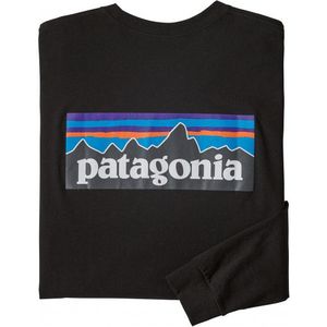 Patagonia L/S P-6 Logo Responsibili-Tee Longsleeve (Heren |zwart)