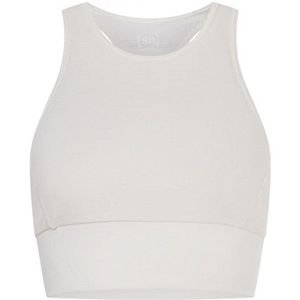 supernatural Womens Liquid Flow Top Sportbeha (Dames |grijs/wit)