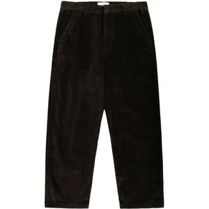 KnowledgeCotton Apparel Flint Wide 14 Wales Corduroy Chino Vrijetijdsbroek (Heren |zwart)