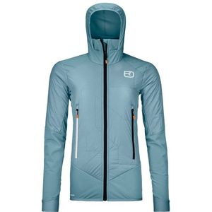 Ortovox - Womens Swisswool Col Becchei - Softshelljack - Turkoois