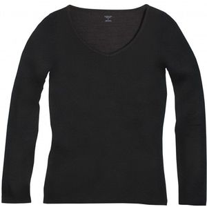 Icebreaker Womens Siren L/S Sweetheart Merino-ondergoed (Dames |zwart)