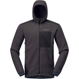 Norrona - Trollveggen Warm3 Zip Hood - Fleecevest - Grijs