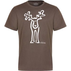 Elkline Rudolf T-shirt (Heren |bruin)