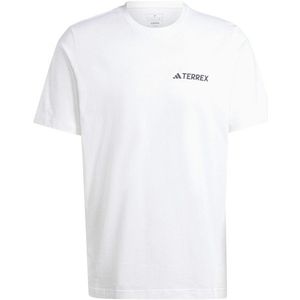 adidas Terrex Graphic Mountain T-Shirt T-shirt (Heren |wit)