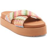 Roxy - Syenna Hi - Sandalen - Zwart - Gerecycled PU - Platform ontwerp