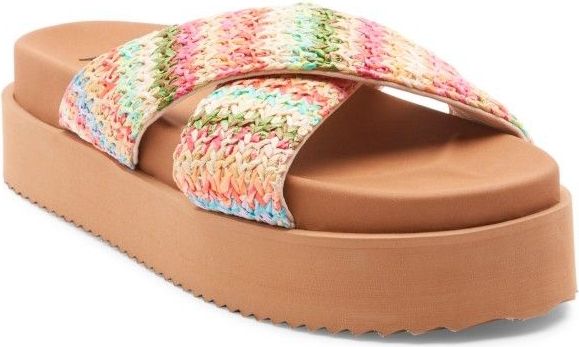 Roxy - Syenna Hi - Sandalen - Zwart - Gerecycled PU - Platform ontwerp