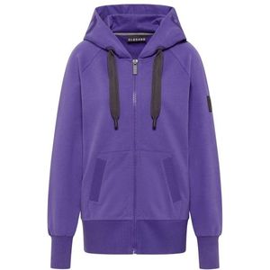 ELBSAND Womens Kelda Hood-Jacket Trainingsjack (Dames |purper)