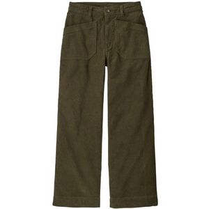 Patagonia Womens Wide Leg Cord Pants Vrijetijdsbroek (Dames |olijfgroen)
