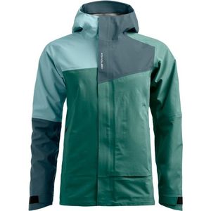 Ortovox - Seceda 3L - Hardshelljas - Turkoois - Waterdicht