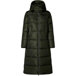 Save the Duck Womens Colette Lange jas (Dames |olijfgroen/zwart)