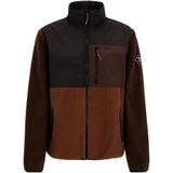 Iriedaily - Auf Deck - Fleecevest - Bruin/Zwart