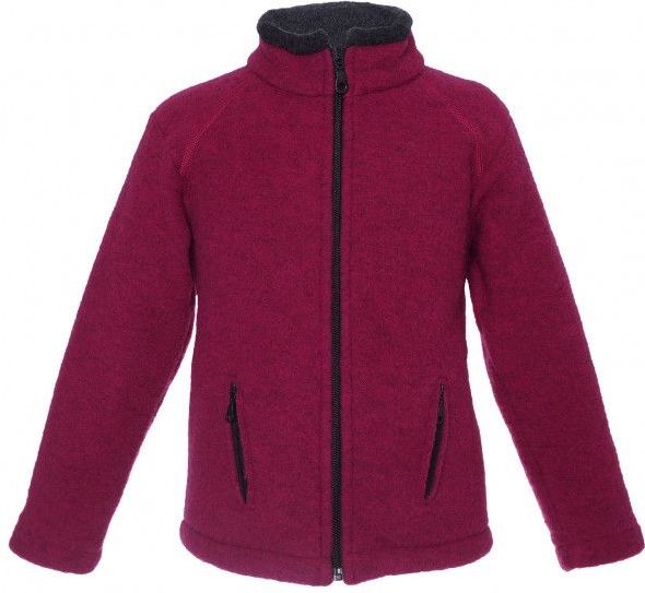 Reiff Kids Wollfleecejacke Colori Merinovest (Kinderen |purper/rood)